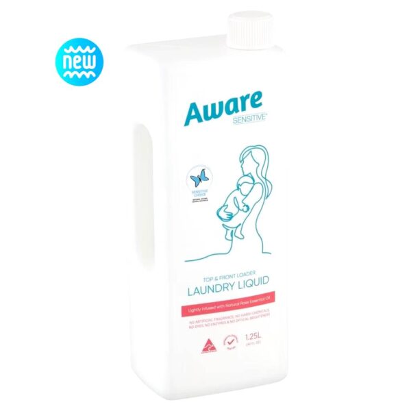 ผลิตภัณฑ์ซักผ้า (ชนิดน้ำ) Aware Sensitive Laundry Liquid 1.25L